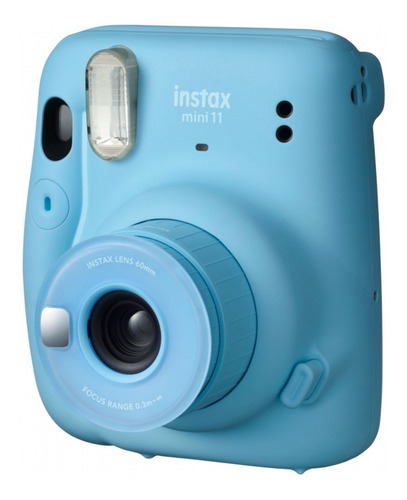 Mini 11 Azul + Filme Instax Com 10 Poses - Fujifilm