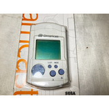 Vmu Dreamcast Original Com Tampa E Blister Baterias Novas A