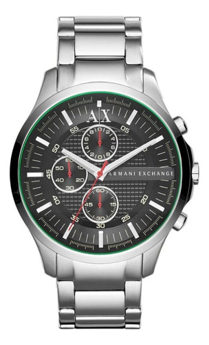 Reloj Original Armani Ax2163 Plateado Para Hombre 46 Mm