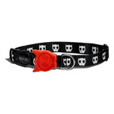 Collar Anti Ahorque Para Gato Zee.cat Skull Tamaño Del Collar Estándar Nombre Del Diseño Calabera Color Negro