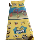 Bob Esponja Amarillo - Manta Polar Soft  (sin Fundas)