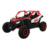 Mini Quadriciclo Carrinho Para Criança 24v Vermelho Led Mp3