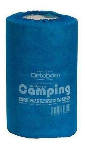 Colchonete Ortobom Solteiro Camping Blue Magazine 06x180x20
