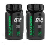 Kit 2 Potes Maca Peruana Negra Com Boro 120 Cps Original