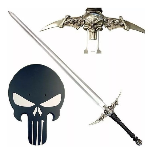 Espada The Punisher - O Justiceiro Aço Inox Com Suporte