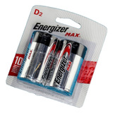 X2u Pila Grande D E95 Energizer Alcalina En Blister 1° Htec