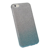 Funda Rígida Brillos Degrade Strass Para iPhone 6 6s Plus