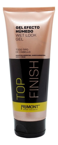 Primont Top Finish Gel Efecto Húmedo Fijación Peinado X220ml