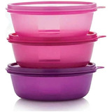 Juego De 3 Recipientes Tupperware 600 Ml Hermeticos