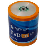 Dvd Bronway Estampados 8x 4.7gb 120 Min. Bulk Cerrado X100