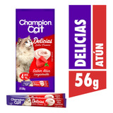 Champion Cat Delicias Sabor Atun 56g 