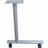 Base De Mesa De Entrenamiento Lorell C-leg, Plata Metalizada