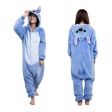 Pijama Kigurumi Stitch Macio - Original Adulto Infantil  