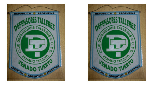 Banderin Grande 40cm Defensores Talleres Venado Tuerto