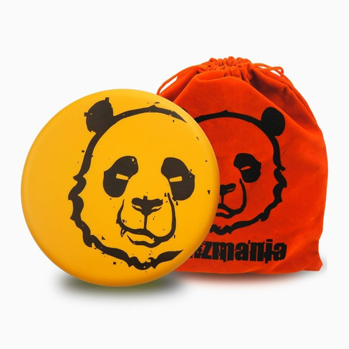 Frisbee Panda Suave Para Niños O Perros Con Bolsa Con Cordón