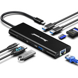 Hiearcool Hub Usb C, Adaptador Ethernet Usb C, Estacion De A