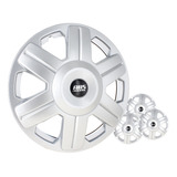 Juego 4 Tapones De Rin 13 Pulgadas Abs Chevy C2 6 Brazos