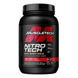 Proteina Nitro Tech 100% Whey Gold Muscletech 2 Lb Chocolate