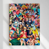 Quadro Decorativo Anime One Piece Luffy Piratas Full Hd Gg