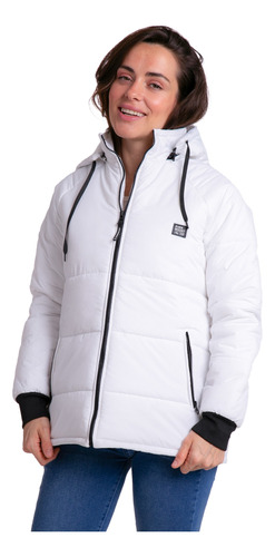 Campera Dama Tipo Parka De Abrigo, Cap Desmontable C.art 446