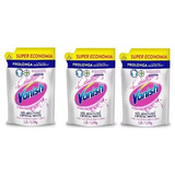 3 Vanish Tira Mancha Sem Cloro Multiuso Crystal White 1,2l