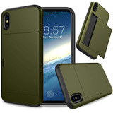 Funda Para iPhone XS Max - Verde Militar