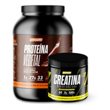 Pack Proteína Vegetal - Dulce De Leche + Creatina - Gohard