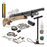 Rifle Pcp Fox M22 Plus Cal 6,35mm + Inflador Pcp 300bar