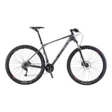 Bicicleta Mtb Fibra De Carbono Sava Deck 2.0 Aro 29 M Y L Color Gris Oscuro Tamaño Del Cuadro 17