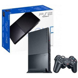 Sony Playstation 2 Slim Standard Cor Charcoal Black