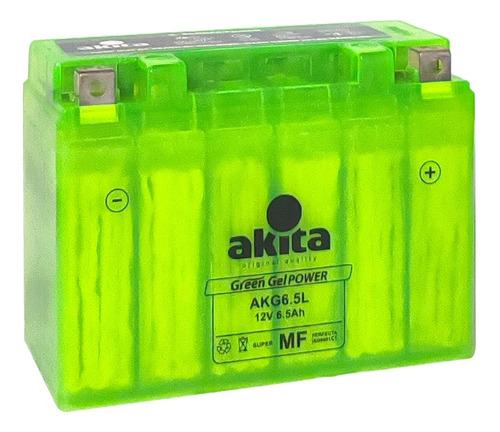 Bateria De Moto Akita Akg6.5l Akt 125