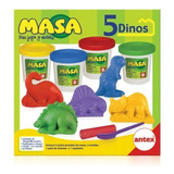 Juguete Para Masa Y Plastilina Antex Dinos