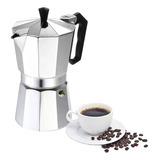 Cafetera De Aluminio Cafe Expreso Capacidad 6 Pocillos 300ml