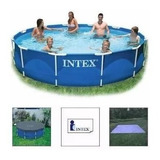 Piscina Intex 6503 Litros Estrutural Armação Std Capa Forro