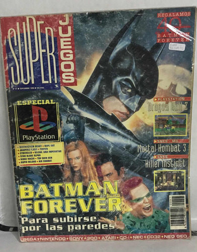 Revista Super Juegos N*41 Septiembre 1995 *con Recortes*