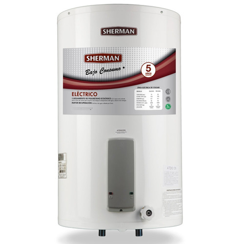 Termotanque Sherman 55 Litros Electrico Colgar Selectogar