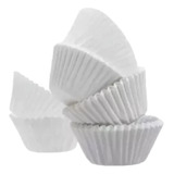 Capacillos Cupcakes Blancos #80 Paquete 250 Pz