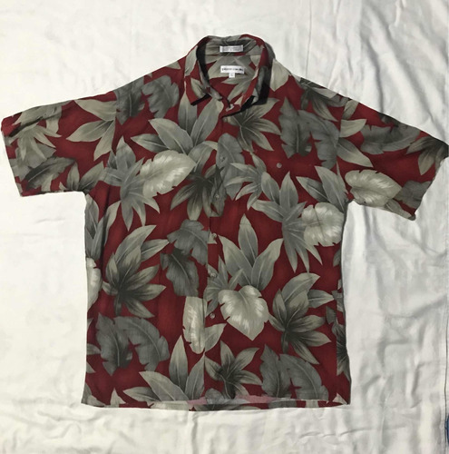 Camisa Hawaiana Pierre Cardin Roja