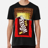 Remera Billete Dorado De Willy Wonka Algodon Premium