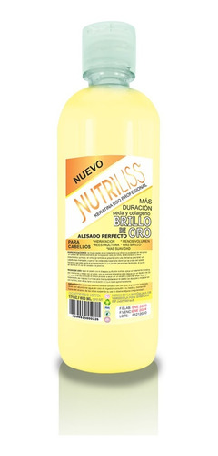 Brillo De Oro Alisado Perfecto Keratina Nutriliss 500ml