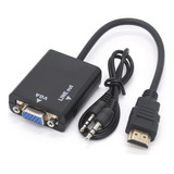 Cable Conversor Hdmi A Vga Full Hd 1080p De Alto Rendimiento