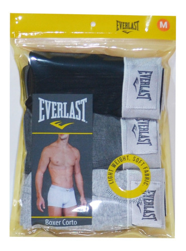 6 Boxer Everlast Premium Largos O Cortos Ajuste Y Comodidad