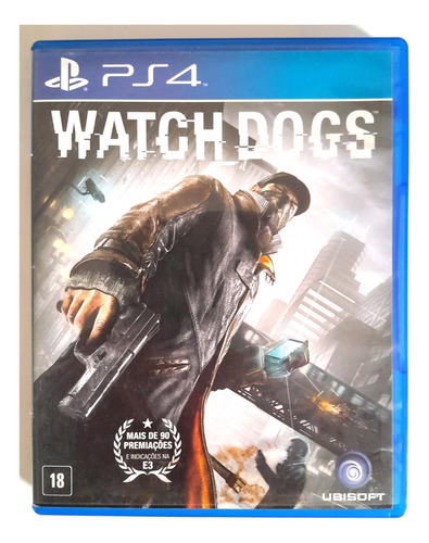 Jogo Watch Dogs Em Português Ps4 Original Midia Fisica Cd.