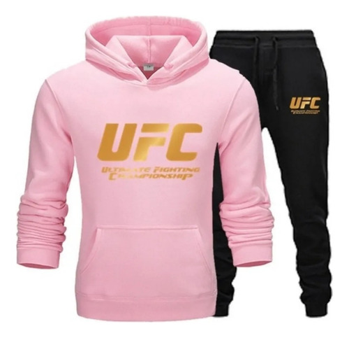 Conjunto Ufc Novidade Moletom Flanelado Confortavél