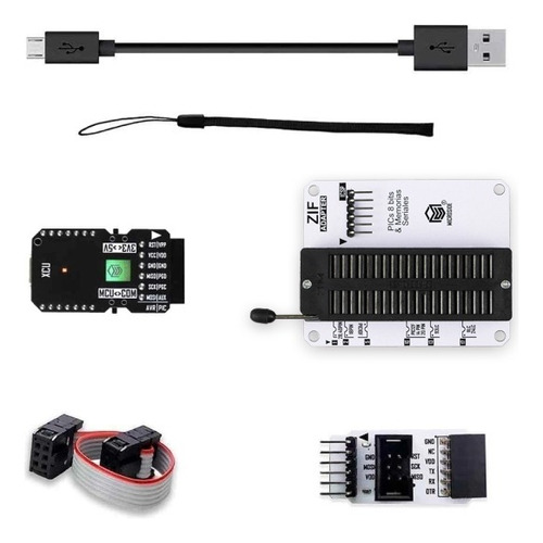 Programador Pickit 2 Mejorado Xcu Pic Dspic Avr Usb Uart Kit