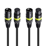 Cable Matters Paquete De 2 Cables Dmx De Luz De Escenario De