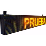 Aviso Led Programable (100x20cm) Para Exterior E Interior