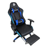 Silla Gamer Pro Junglefrog Diamond- Luces Sonido Reposapies