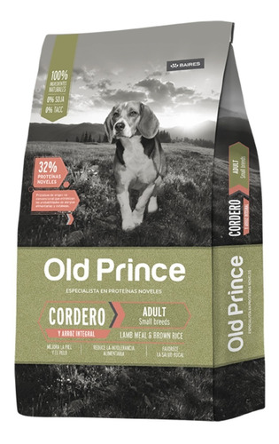 Alimento Old Prince Novel Cordero Ad Small X7,5kg