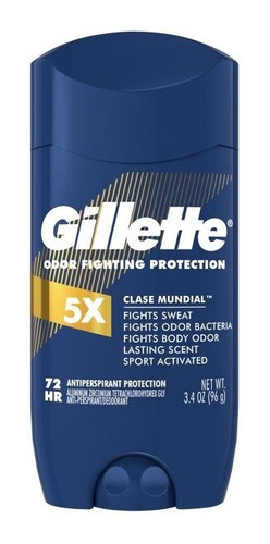 Gillette Desodorante Clase Mundial Barra 96grs.